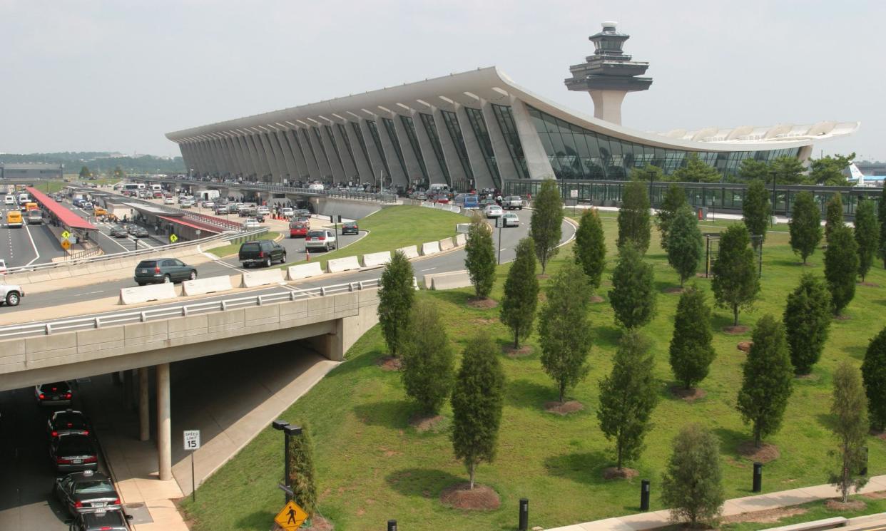 <span>Dulles international airport in Virginia.</span><span>Photograph: Jeff Greenberg/Alamy</span>