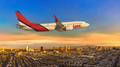 Lynx will be flying their fleet of brand-new Boeing 737 aircrafts to Orlando, Las Vegas, Los Angeles and Phoenix this winter. (CNW Group/Lynx Air)
