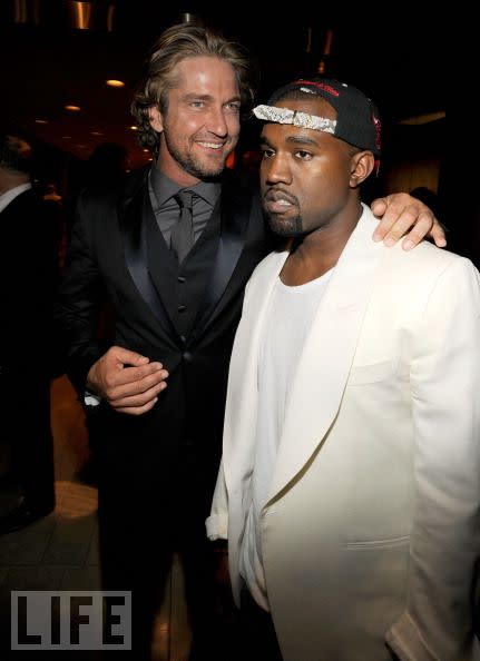 Gerard Butler and Kanye West: Stylish at the After-Party