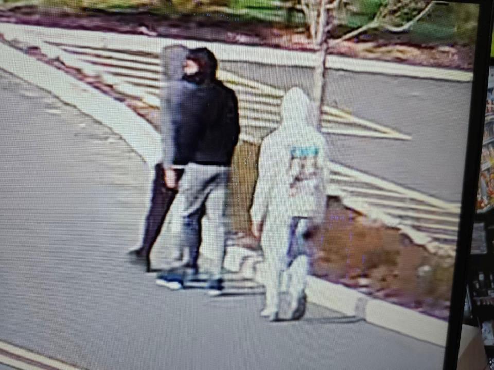 The suspects in an attempted carjacking at the Patel Brothers grocery store in Edison on Friday.