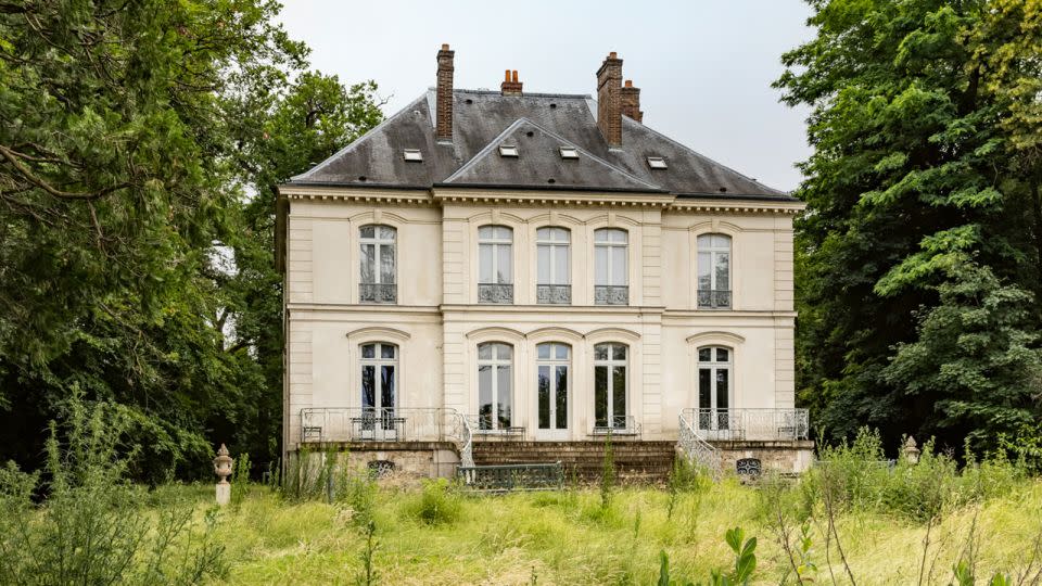 The neoclassical Pavillon de Voisins, an escape in the country which Lagerfeld christened the "Villa Louveciennes," was built in the mid-19th century. Lagerfeld purchased the home in 2009. - Jerome Galland/Courtesy Thames & Hudson