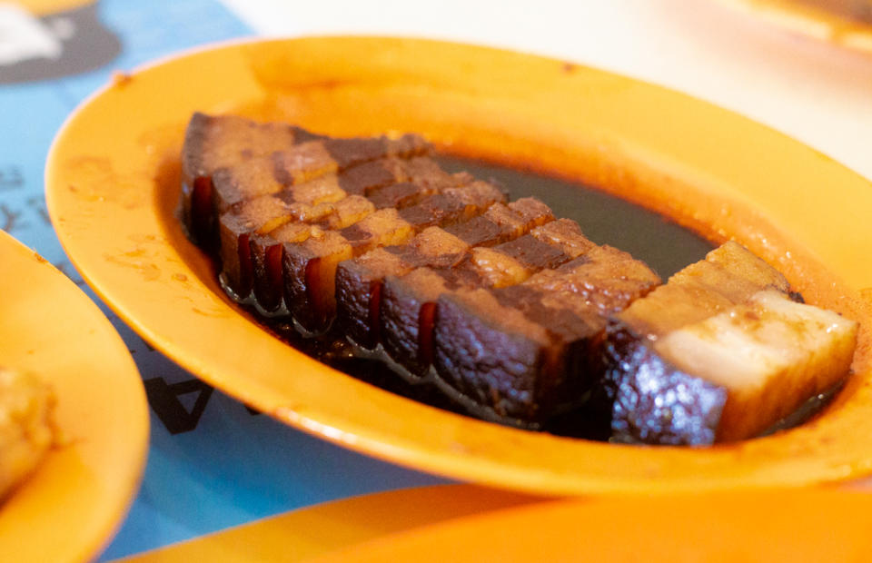 loo's Hainanese curry rice - pork belly platter