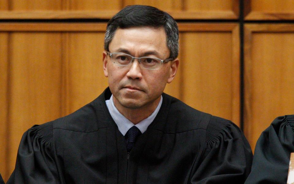  U.S. District Judge Derrick Watson in Honolulu - Credit: AP