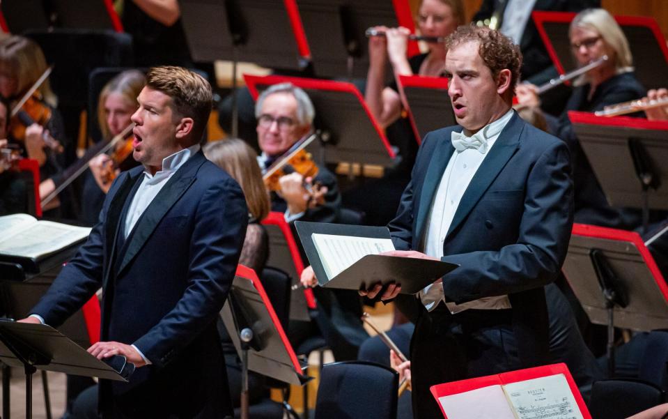 The Philharmonia Orchestra performing at the Royal Festival Hall