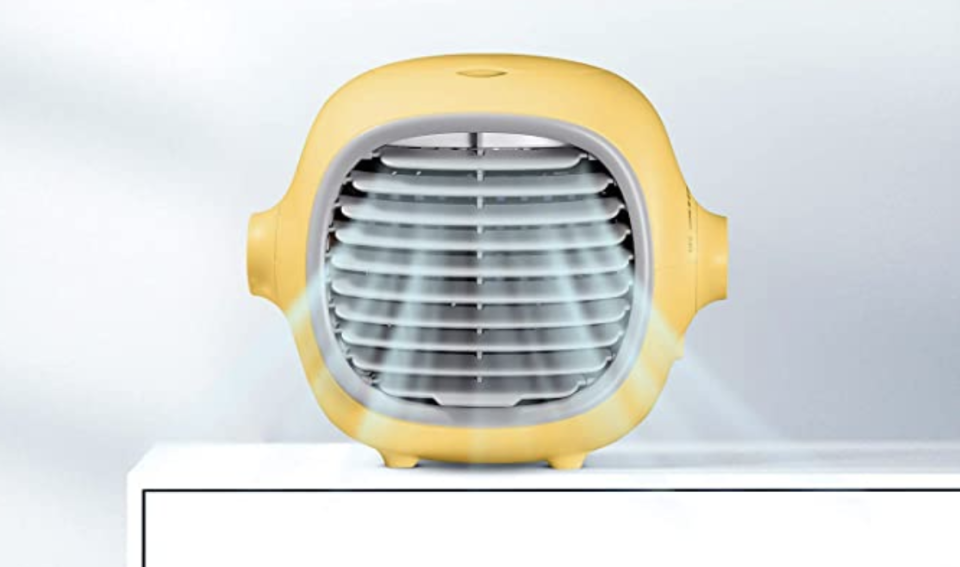 This cute little fan is shockingly powerful. (Photo: Amazon)