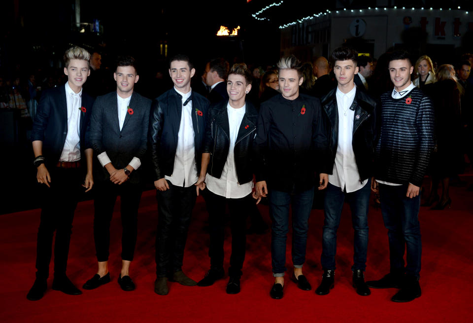 Tom Mann [2nd from left] with Stereo Kicks in 2014. (PA)