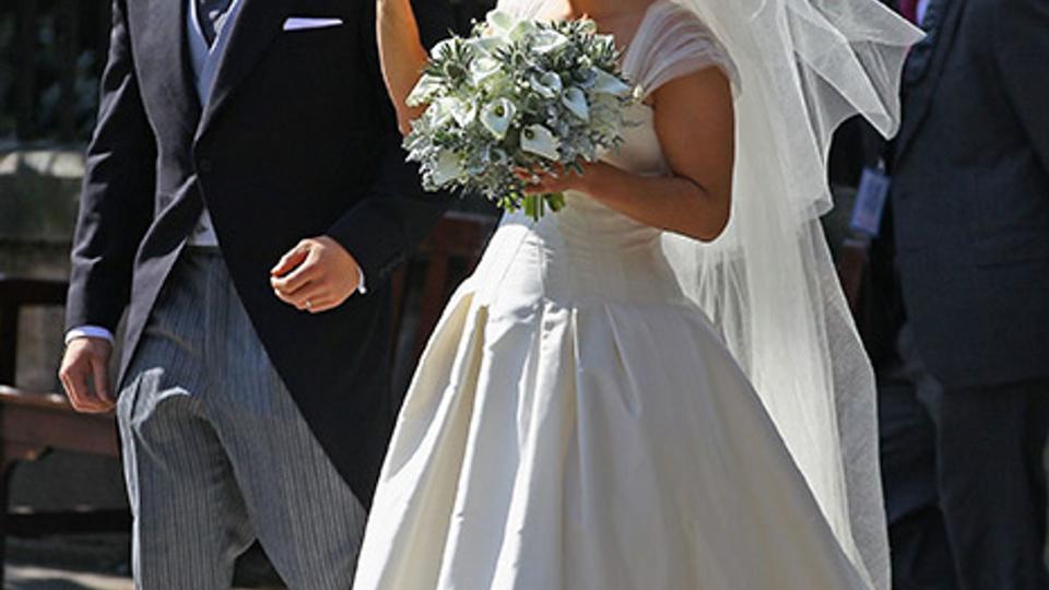 zara tindall wedding dress