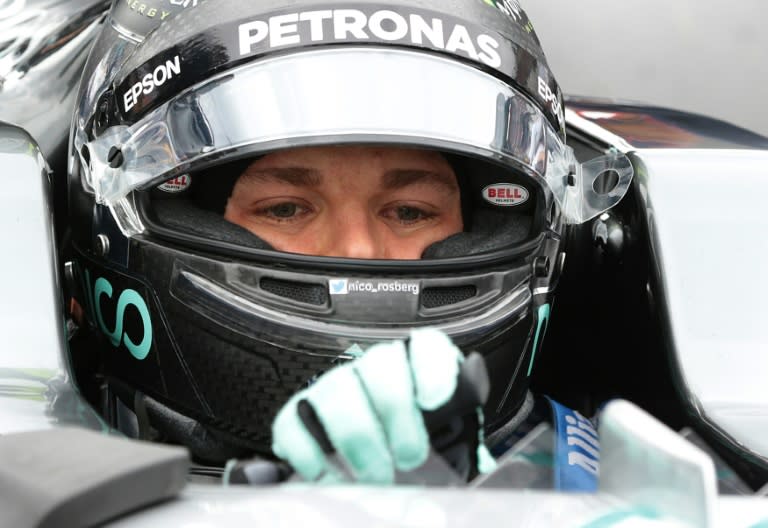 Mercedes AMG Petronas F1 Team's German driver Nico Rosberg vows to remain focus as he looks to clinch his 10th win of the year in Mexico