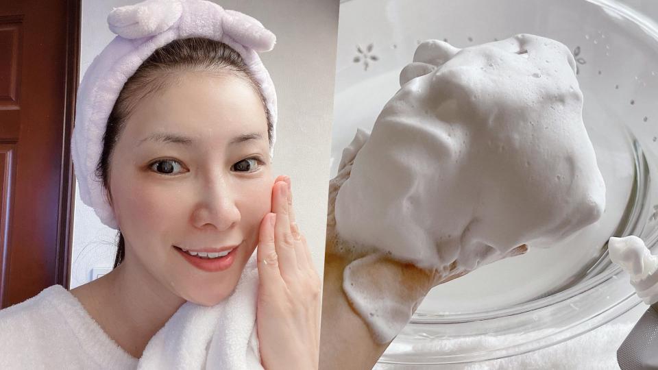 日本第一美魔女保養秘訣1：大量起泡把臉洗乾淨
