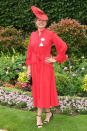 TV presenters Kate Silverton wowed in red. Photo: Getty