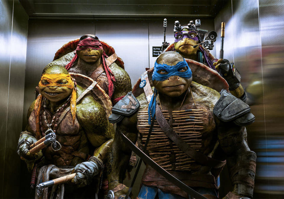 <p>Michael Bay struck box office gold producing the first reboot at the TMNT series (based on the classic comic books) and so we’re going again. No word on plot yet, but the heroes in an half shell will be taking on a new threat, with Megan Fox returning as April O'Neil and Brian Tee as The Shredder. Expect appearances from classic villains Bebop and Rocksteady.</p>