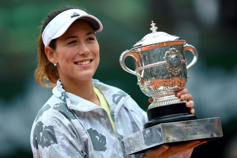 Spain&#39;s Garbine Muguruza won the French Open, beating Serena Williams in the final in Paris in early June. 