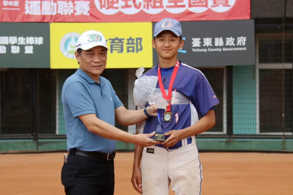 李昀昊6.2局好投拿Mvp 。大會提供