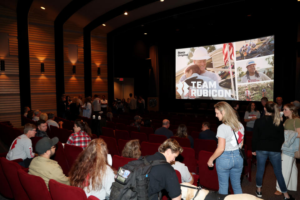 LOS ANGELES, CALIFORNIA - MAY 17: General atmosphere during Team Rubicon, a Roku original, cast and crew screening on May 17, 2023 in Los Angeles, California. (Photo by Phillip Faraone/Getty Images for Team Rubicon )