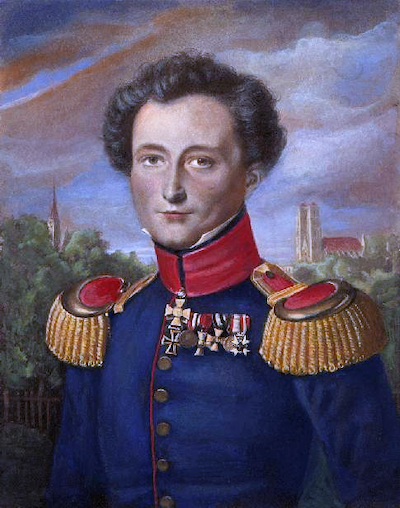 Carl von Clausewitz is seen in this 1780 portrait. (Creative Commons)