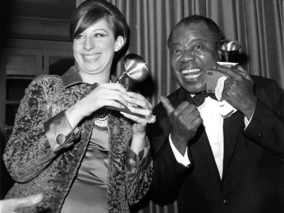 Barbara Streisand and Louis Armstrong 7th annual grammys