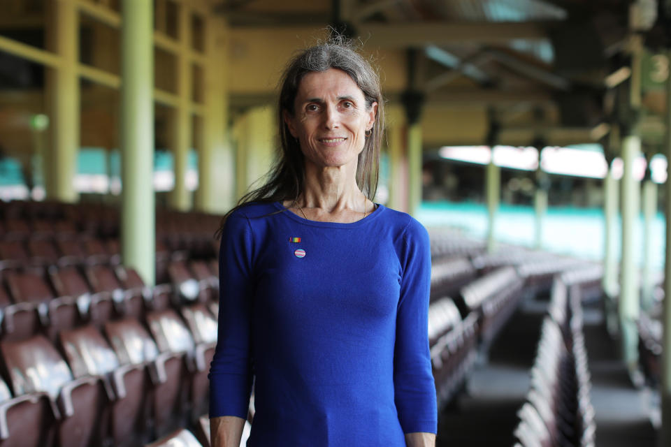 Ricki Coughlan, una de las primeras atletas transgénero australianas en el atletismo profesional (Photo by Matt King/Getty Images)