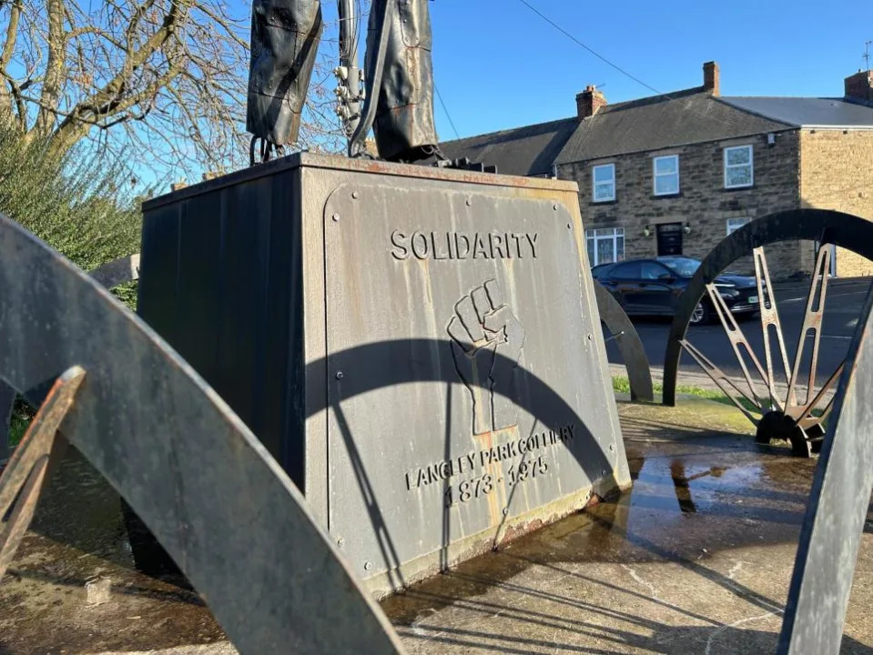 The Northern Echo: Miners Memorial in Langley Park