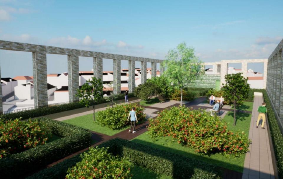 Bradford Telegraph and Argus: An artist's impression of the planned rooftop garden
