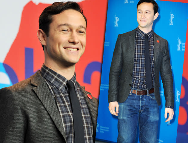 <b>��Die beste Laune...</b><br><br> ... hatte Schauspieler Joseph Gordon-Levitt, der sein Regiedebüt "Don Jon's Addiction" vorstellte.