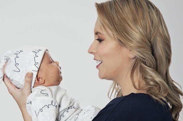 Rachel Riley releases new baby snaps