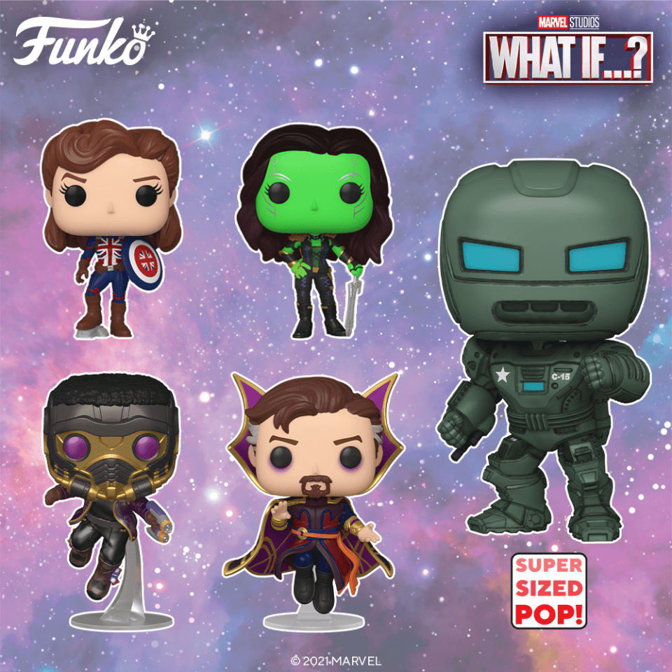 The first wave of What If...? Funko Pops