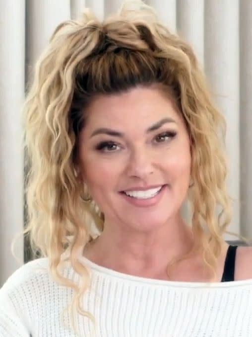 Shania Twain during an interview in March 2020.