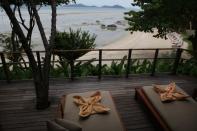 View from a private pool villa at the Kamalaya Wellness Sanctuary.