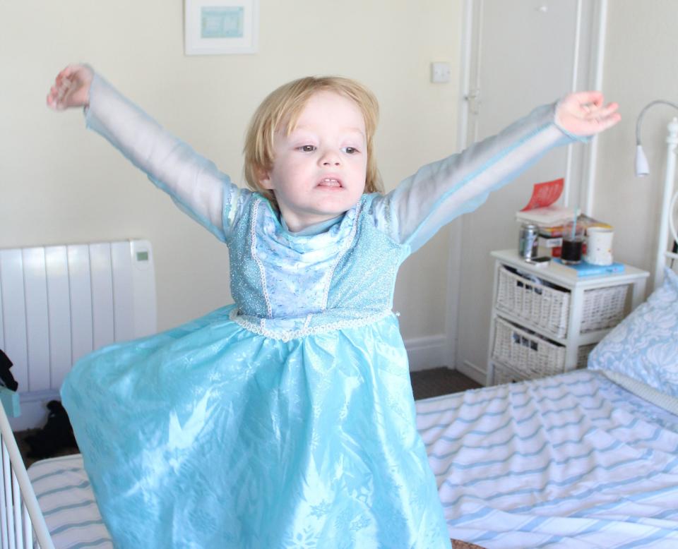 "If a child wants to wear a dress and emulate his favorite character, there is nothing at all wrong with that," McLean-Glass said. (Photo: Hayley McLean-Glass)