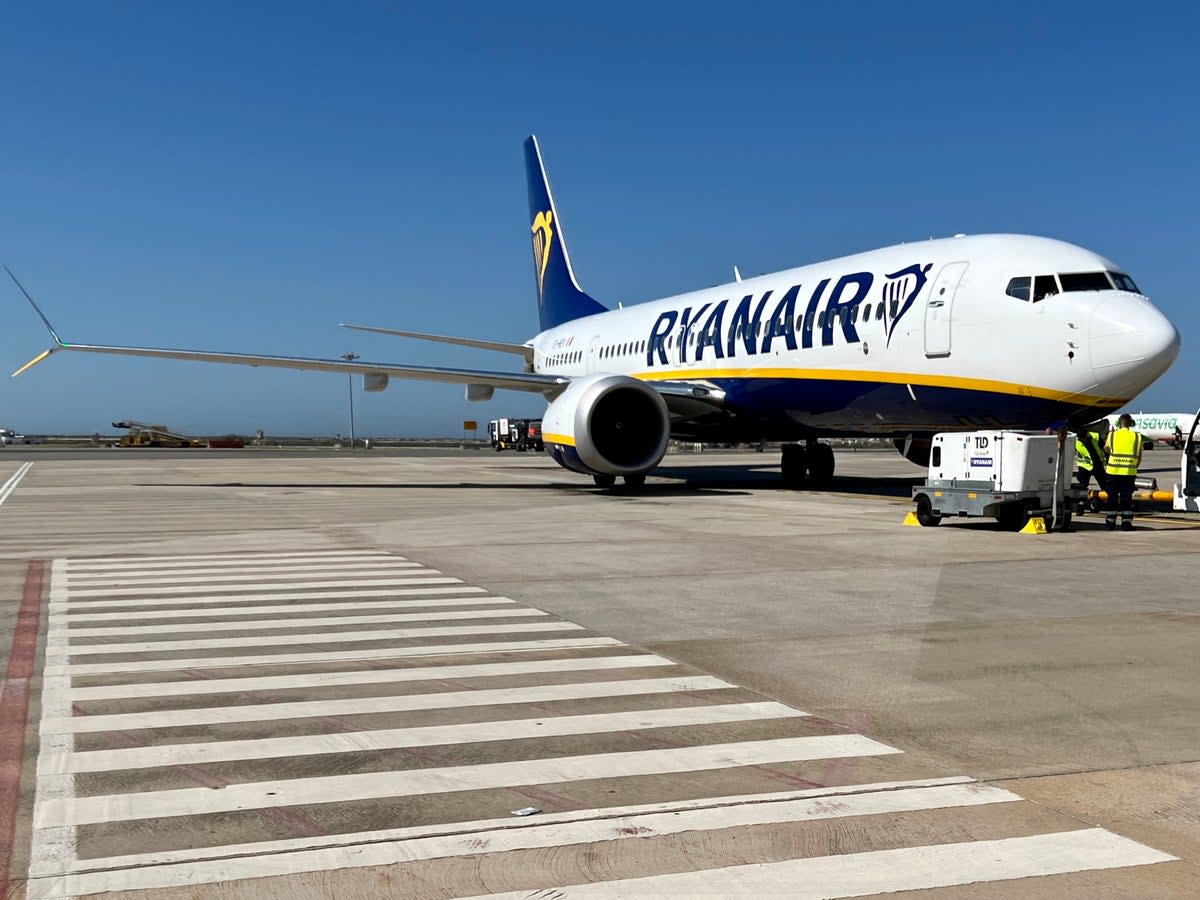 Passenger choice? Boeing 737 Max flying for Ryanair, at Faro airport in Portugal (Simon Calder)