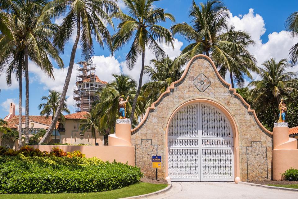 The exterior of Mar-A-Lago on Saturday, June 10, 2023, in Palm Beach, Fla.