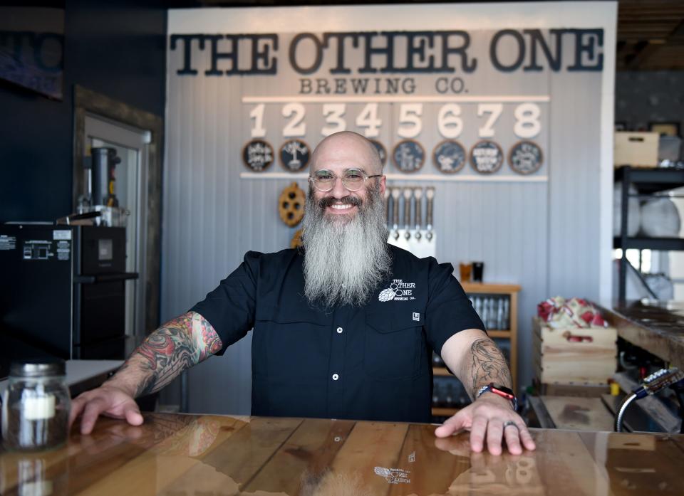 Nathan Todd, founder and head brewer, Monday, Feb. 27, 2023, at The Other One Brewing Company in Ocean City, Maryland.