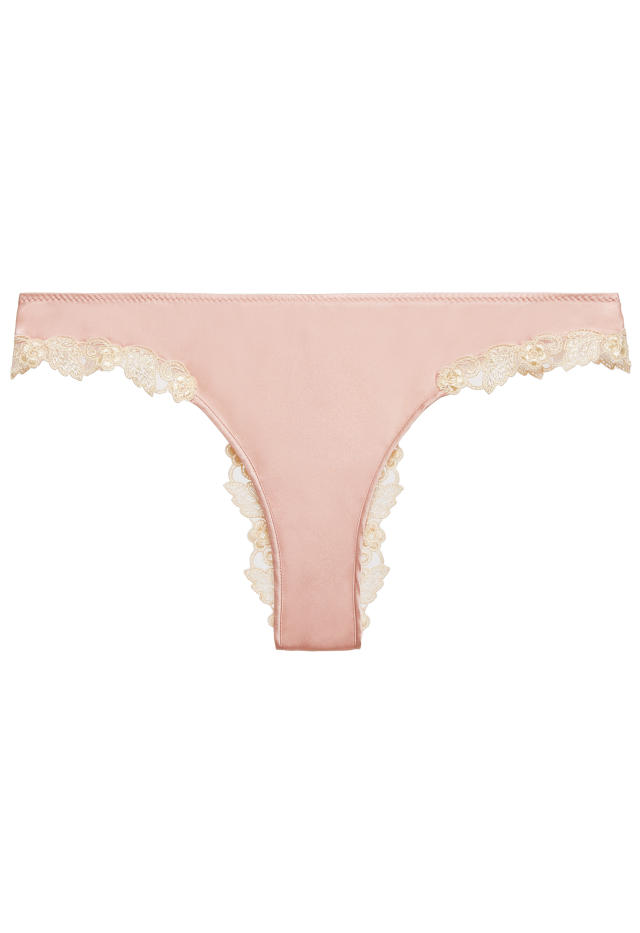 Push-up bra in earthy pink cotton - La Perla - Russia