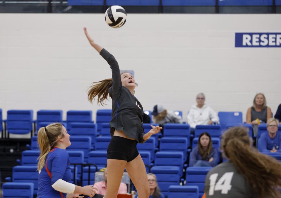 Lily Barron and Olentangy Orange play Toledo St. Ursula in a state semifinal Friday at Wright State.