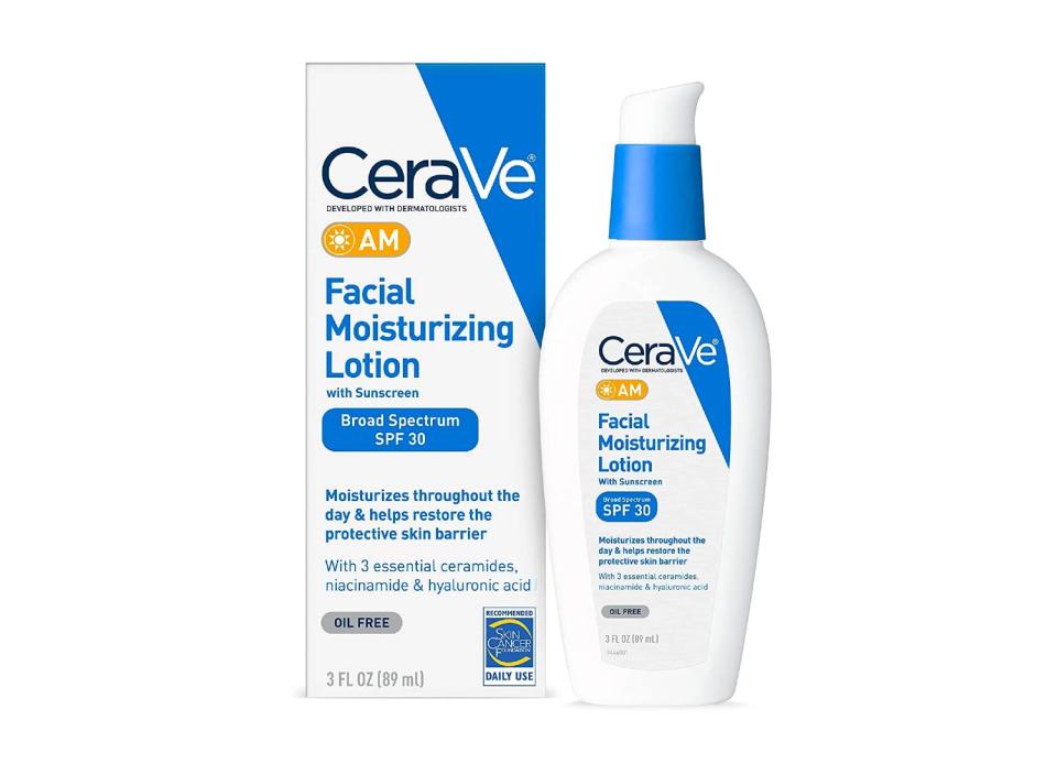 This facial lotion both moisturizes and protects. (Source: Amazon)