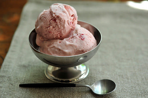 <strong>Get the <a href="http://food52.com/recipes/4860-strawberry-fennel-ice-cream" target="_blank">Strawberry-Fennel Ice Cream recipe</a> from gluttonforlife via Food52</strong>