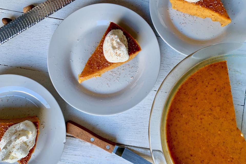 Crustless Pumpkin Pie