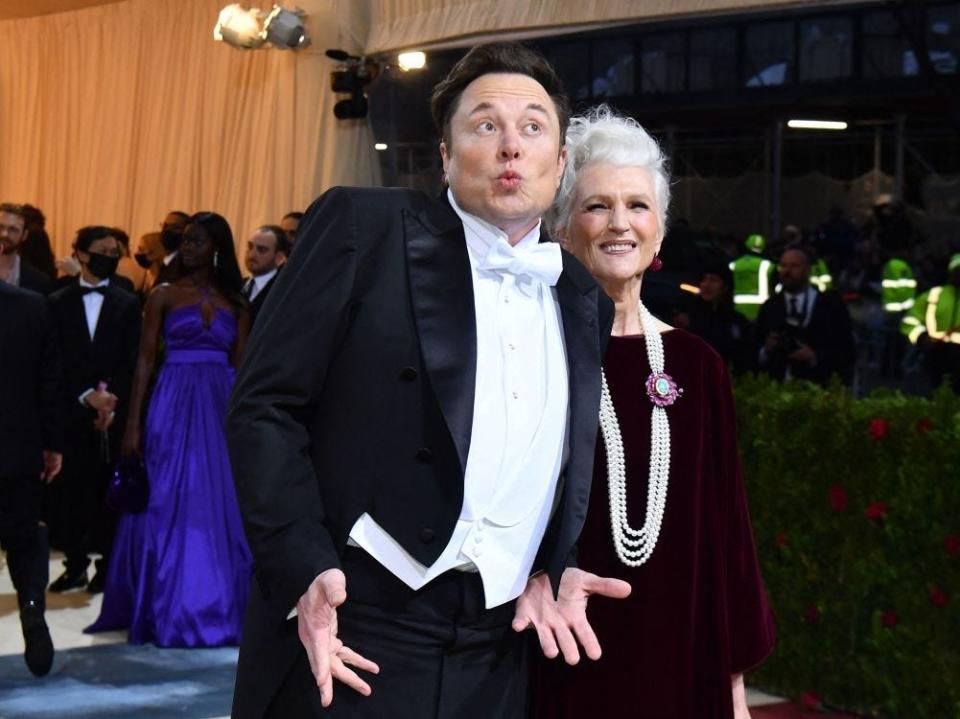 Elon Musk and Maye Musk