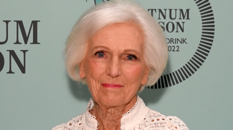Mary Berry smiling in close-up