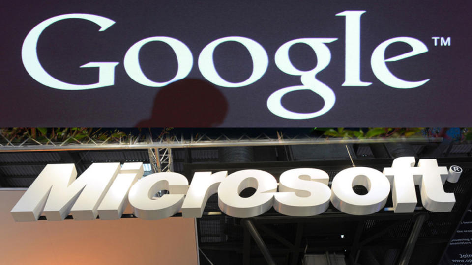 Big Tech giants Google and Microsoft will post March quarter earnings after the closing bell.