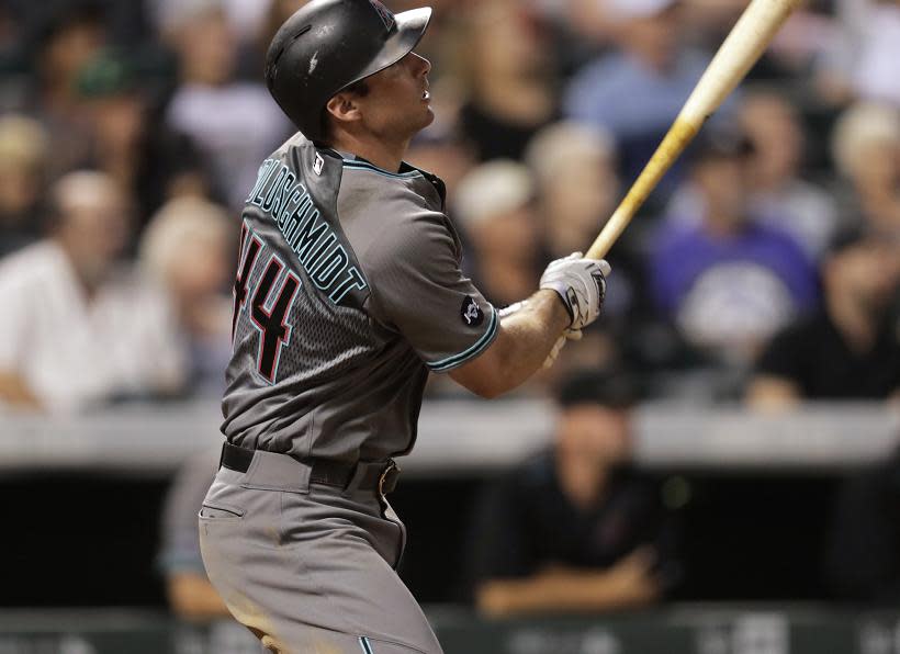 Arizona's Paul Goldschmidt continues torching Colorado Rockies pitching. (AP)