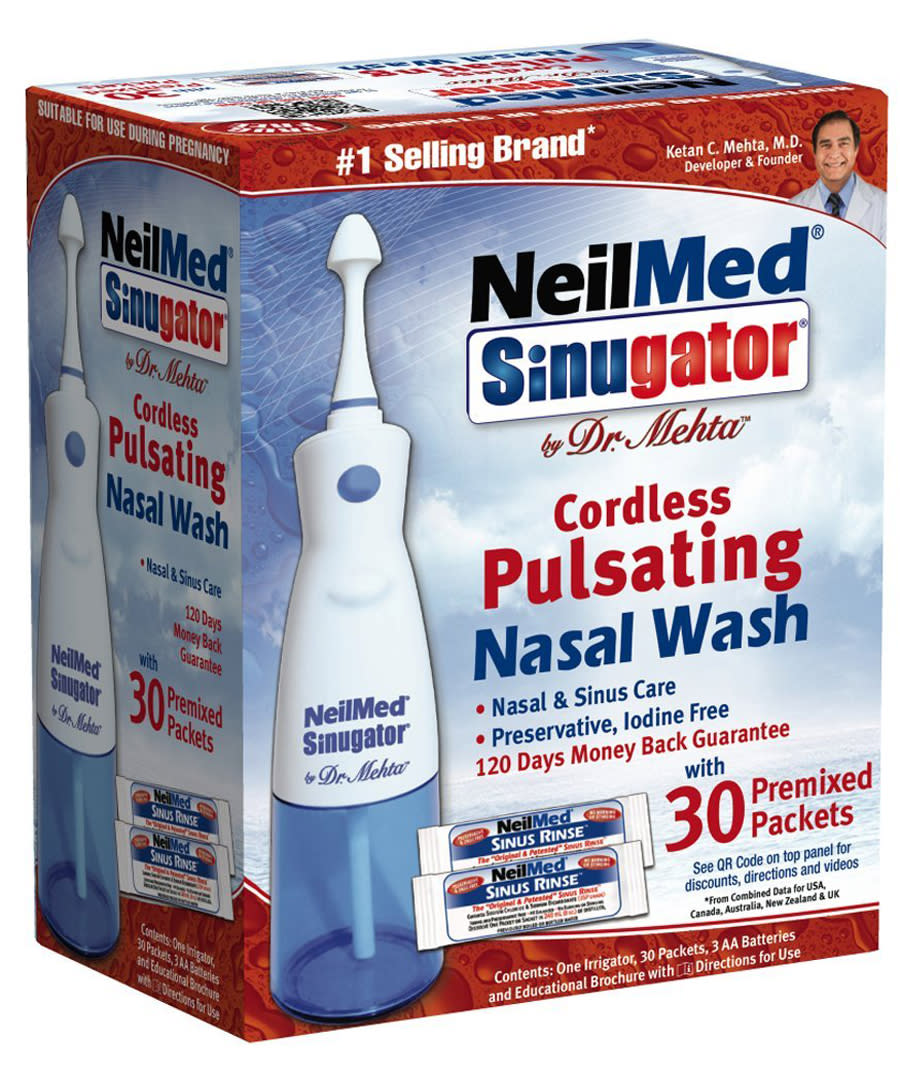 NeilMed Sinugator Cordless Pulsating Nasal Wash