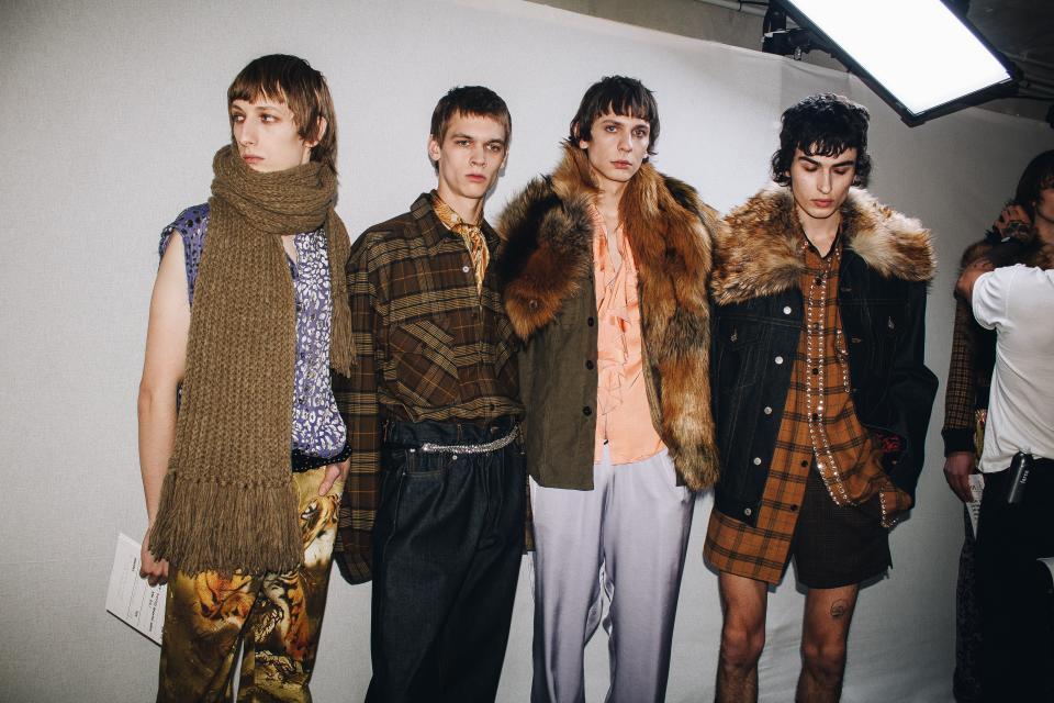 Behind the scenes of the Dries Van Noten Fall-Winter 2020 men's show