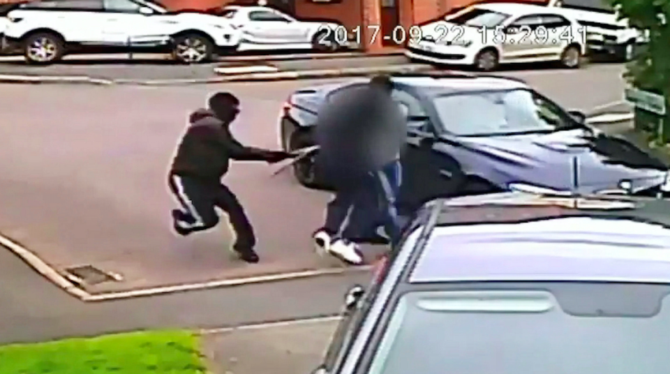 <em>Sarweeth Rehman and Hussun Ashraf during a BMW carjacking in the West Midlands (SWNS)</em>