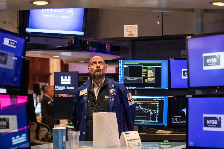 Un trader à la Bourse de New York (STEPHANIE KEITH)