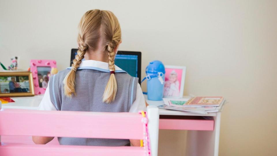 PHOTO: A girl uses a computer in an undated stock photo.  (STOCK/Getty Images)