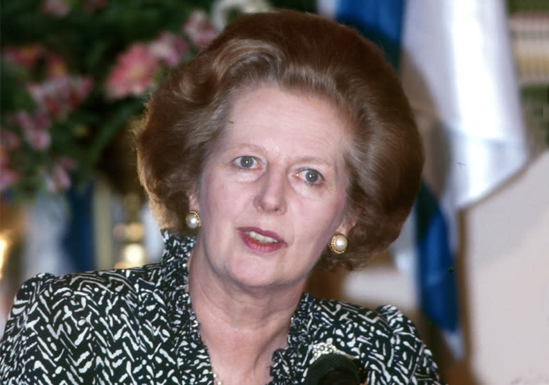 上次訪台前英國首相為「鐵娘子」柴契爾（Margaret Thatcher），時間已相隔27年。wikimedia commons by National Library of Israel 