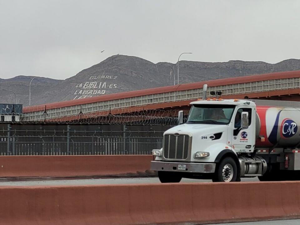 The Paso del Norte Bridge in El Paso