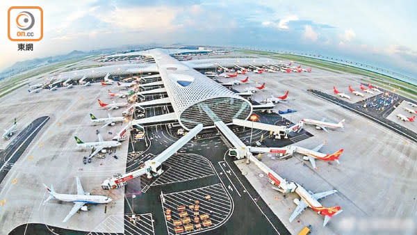 深圳機場近年拓展航班迅速。