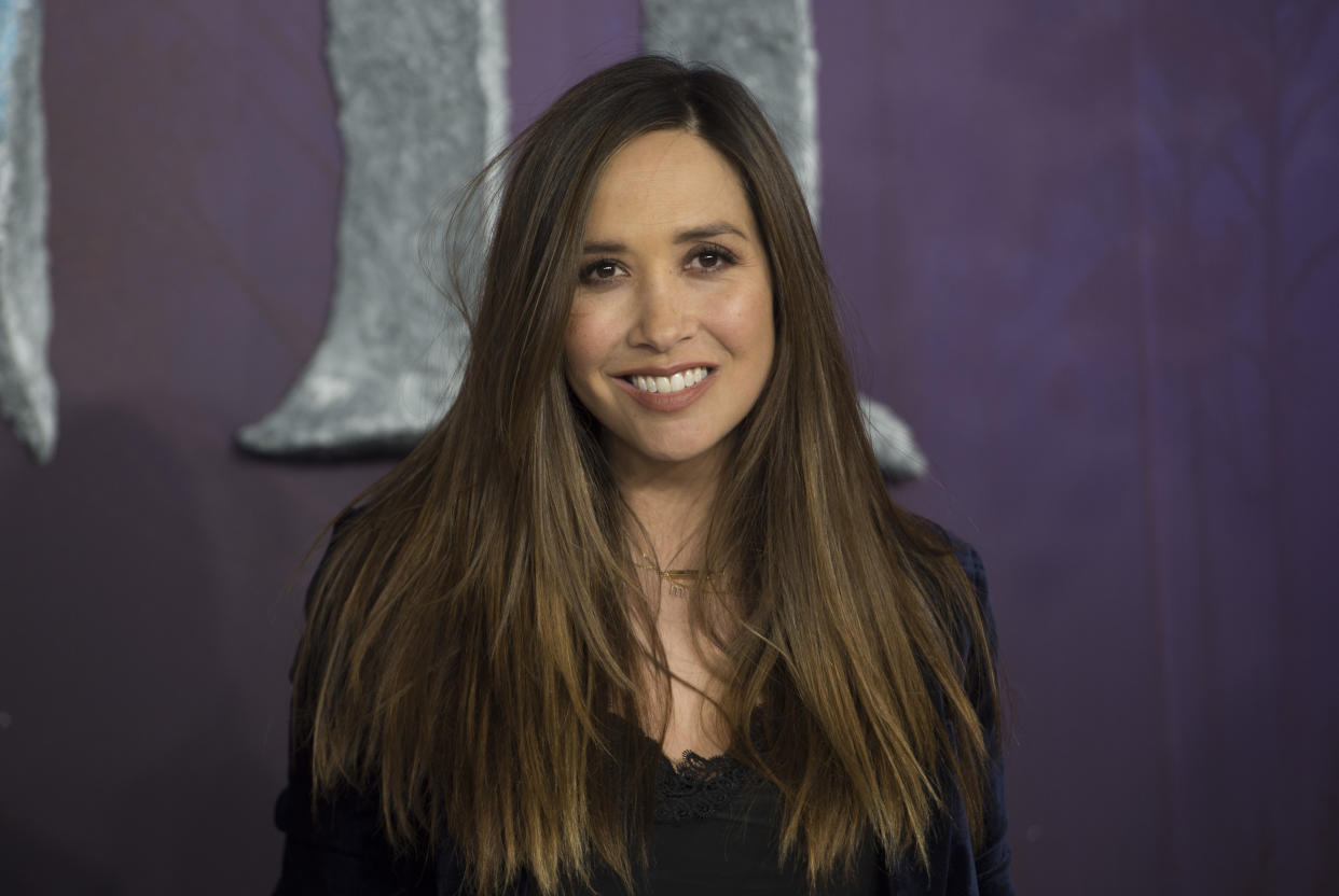 LONDON, ENGLAND - NOVEMBER 17: Myleene Klass attends the "Frozen 2" European premiere  at BFI Southbank on November 17, 2019 in London, England. (Photo by Stuart C. Wilson/Getty Images)